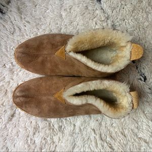 Men’s L.L. Bean Wicked Good Shearling Slippers | Sz 11